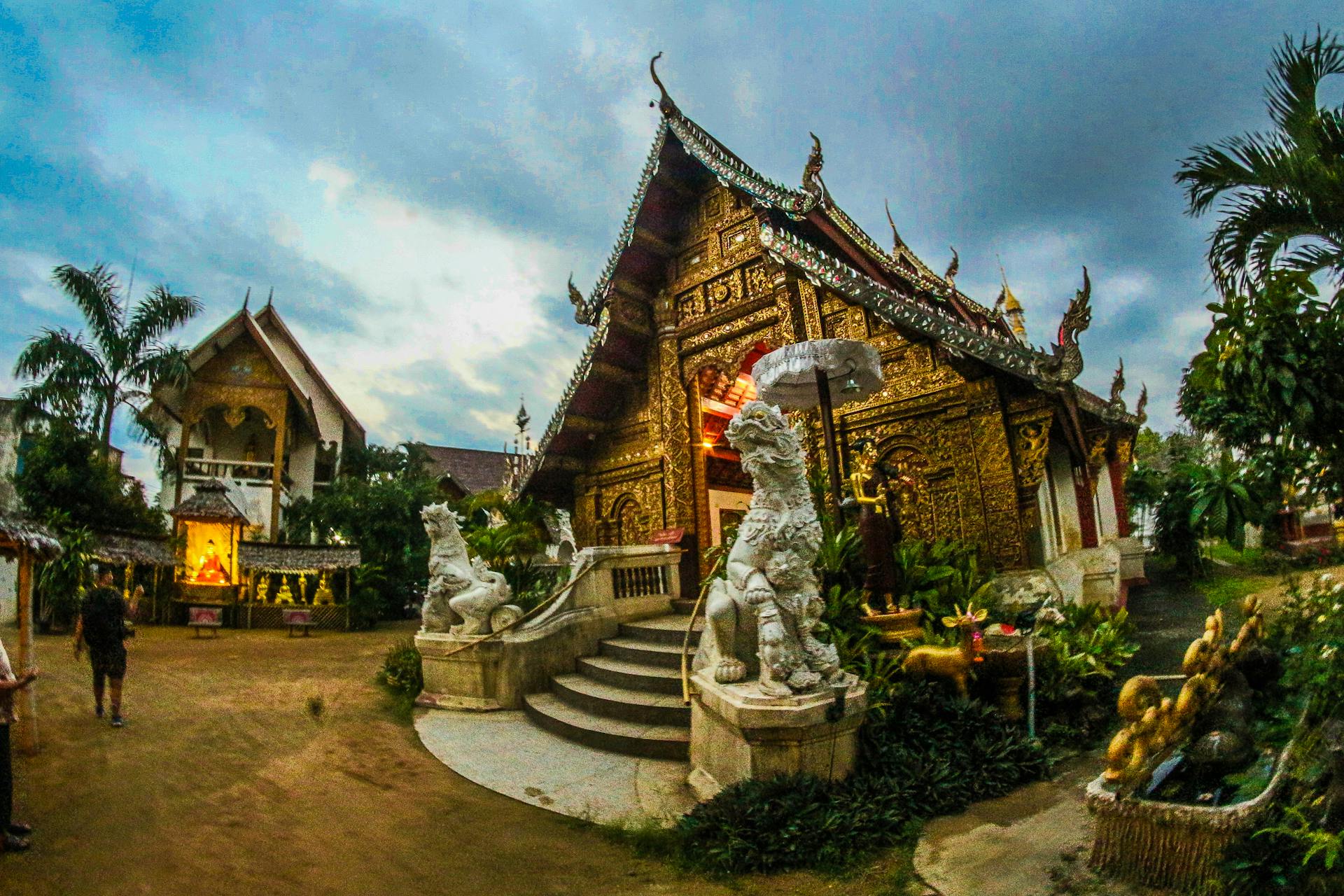 Chiang Mai Temple Ancient Town, Thailand
